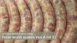 Masterclass zelf verse braadworst maken [upl. by Anavas586]