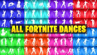 ALL FORTNITE OG DANCES amp EMOTES FROM CHAPTER 1 [upl. by Airb]