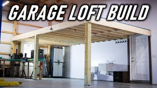 Building a Large Mezzanine Loft By Myself  FULL BUILD [upl. by Eniledgam576]