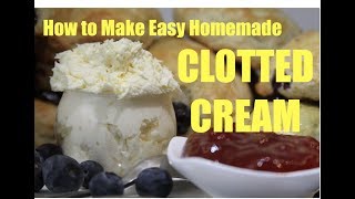 How to make Clotted Cream Homemade 2018 RockinRaffi Ep 28 [upl. by Ennayram229]