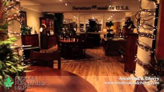 Amish Oak amp Cherry  Hickory Furniture Mart in Hickory North Carolina [upl. by Kopaz]