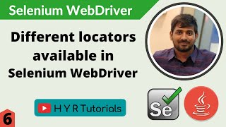 Different Locators available in Selenium WebDriver  Element Selection Strategies [upl. by Stanwood465]