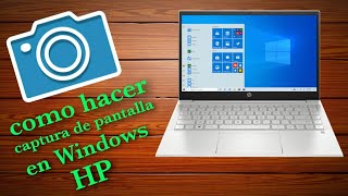 como hacer captura de pantalla en laptop hp Windows 10💻  MUY FÁCIL 2021 [upl. by Napier145]