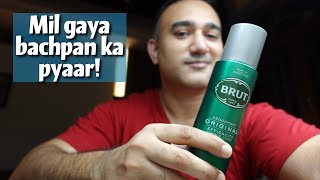 Brut Original Deodorant Review  The बाप of Mens Colognes since 1964 [upl. by Berkie]