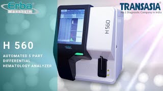 H 560 Automated 5 Part Differential Hematology Analyzer [upl. by Xirtaeb]