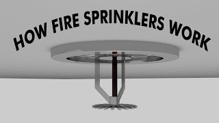 How fire sprinkler systems work 3D Animation [upl. by Aibsel]