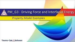 Example PMG03  Driving force and interfacial energy [upl. by Pattie251]