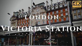 London Victoria Station Walk Through England 4K [upl. by Broek761]