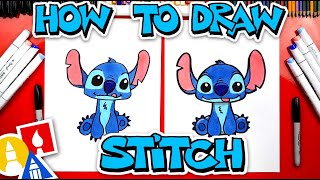 How To Draw Stitch From Lilo And Stitch [upl. by Abrahamsen]