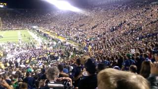 Notre Dame Alma Mater  Michigan Game [upl. by Ylaek]