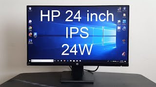 HP Monitor 24 inch Review  Hp Monitor 24w Review IPS Display  Monitor for Gaming [upl. by Kat]