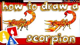 How To Draw A Scorpion [upl. by Kurt]