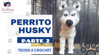 🐾 Perrito Husky amigurumi  PARTE 2 base del cuerpo👍 Tutorial tejido a crochet 😀 [upl. by Oilasor]