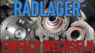 RADLAGER MIT WENIG AUFWAND WECHSELN  KrisGarage [upl. by Ellezaj847]