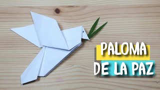 PALOMA DE LA PAZ DE ORIGAMI [upl. by Schreibe418]