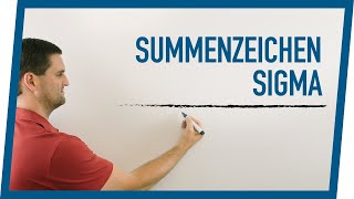 Summenzeichen Sigma  Mathe by Daniel Jung [upl. by Thor]