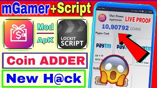 mGamer Coin adder Script  mGamer mod apk unlimited coins [upl. by Aikcir]