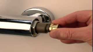 Shower Bar Valve Temperature Calibration Procedure  How to [upl. by Lirbaj]