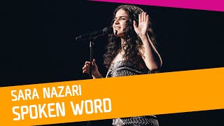 MELLANAKT FINALEN Spoken Word  Sara Nazari [upl. by Marmawke]