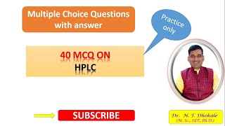 MCQ on High Performance Liquid Chromatography [upl. by Sadella940]