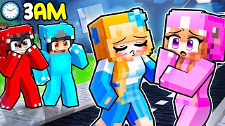 Crystal is SLEEPWALKING At 3AM In Minecraft [upl. by Castera]