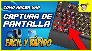 ✅ Como tomar una CAPTURA de PANTALLA en cualquier PC o LAPTOP 【2022】 [upl. by Aneres]