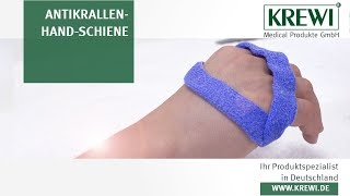 5 AntikrallenhandSchiene  Ulnarislähmung  Ergotherapie [upl. by Newob]