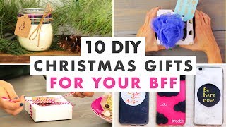 10 DIY Christmas Gifts to Make for Your Best Friend this Holiday [upl. by Ilohcin]