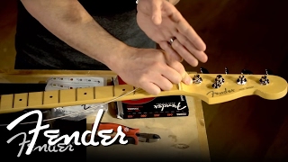 How To Change Your Bass Strings  Fender [upl. by Kiona]