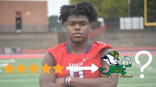 Nations No 1 Recruit Speaks Highly Of Notre Dame  BIGTIME Recruits Set Notre Dame Visits [upl. by Bing772]