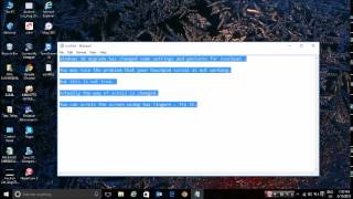 Windows 10 Touchpad Scroll Fix Synaptics [upl. by Mccurdy]