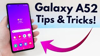 Samsung Galaxy A52  Tips amp Tricks Hidden Features [upl. by Jamila]