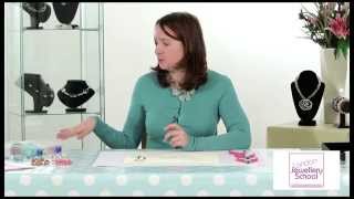 How to Make Jewelry Tutorial for Beginners Part 1 of 4 [upl. by Getter675]