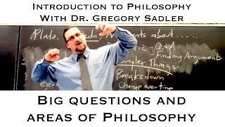 Intro to Philosophy  Big Questions and Areas of Philosophy  Dr Gregory B Sadler [upl. by Nilo]