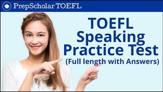 TOEFL Speaking Practice Test  full test with answers [upl. by Attiuqehs468]