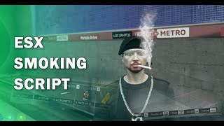 FiveM Advanced Smoking Script for ESX [upl. by Neraa]