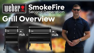 Weber SmokeFire Pellet Grill  New Gen 2 Model  Second Generation Grill Overview [upl. by Bren]