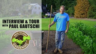 Back to Eden Gardening  Interview amp Tour with Paul Gautschi  How To Start NoTill Wood Chip Garden [upl. by Aneetsyrk334]