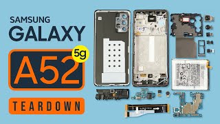 Samsung Galaxy a52 5G Teardown  Screen Replacement 1 [upl. by Llacam]