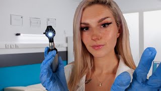 ASMR Full Otoscope Ear Exam amp Ear Cleaning [upl. by Fay717]