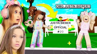 MEETING FAMOUS PEOPLE in BROOKHAVEN with IAMSANNA Roblox Roleplay [upl. by Enilamme496]