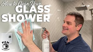 HOW TO KEEP GLASS SHOWERS CLEAN  QUICK amp EASY [upl. by Behm14]