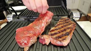 Simple Steak Recipe Electric Grill [upl. by Biagi]