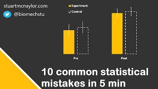 Ten Statistical Mistakes in 5 Min [upl. by Stout16]