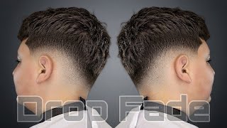 LOW DROP FADE TUTORIAL  HAARSCHNITT ANLEITUNG  CERKIN BARBER [upl. by Nairim]