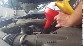 Holden VZ Commodore Oil Change Filter Service HD [upl. by Fem82]