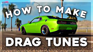 HOW TO MAKE DRAG TUNES  CarX Drift Racing Online [upl. by Tracy]