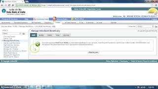 How to Add Other State Bank Accounts In Online Sbi [upl. by Trebor190]