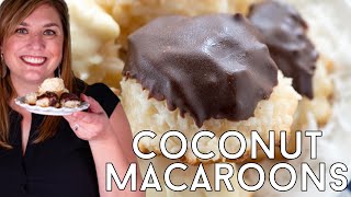 BEST Coconut Macaroons Recipe [upl. by Hsekar56]