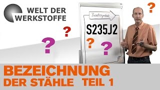 Die Welt der Werkstoffe Bezeichnung der Stähle Teil 1 [upl. by Maurie]